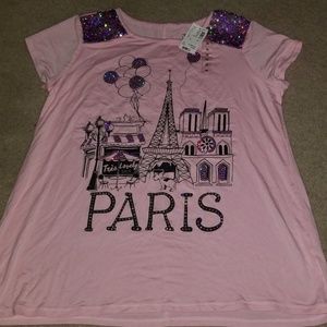 Brand New w/tag Girls Justice Tee size 16